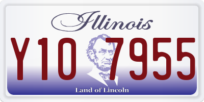 IL license plate Y107955