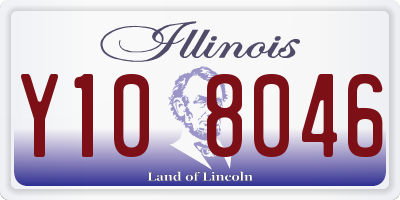 IL license plate Y108046