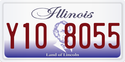 IL license plate Y108055