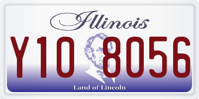 IL license plate Y108056