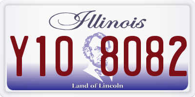 IL license plate Y108082