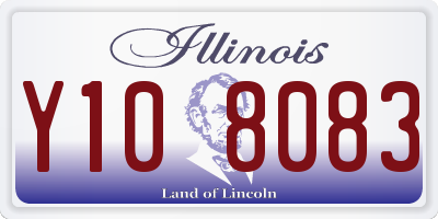 IL license plate Y108083