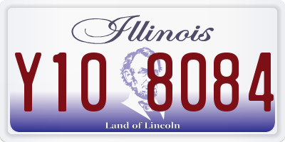 IL license plate Y108084