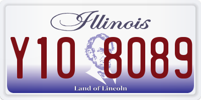 IL license plate Y108089