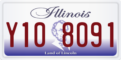IL license plate Y108091