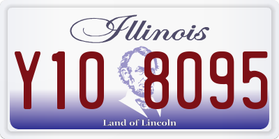 IL license plate Y108095