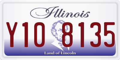 IL license plate Y108135