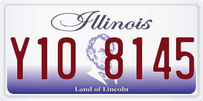 IL license plate Y108145
