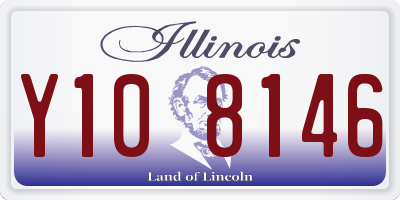 IL license plate Y108146