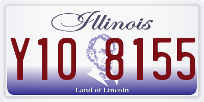 IL license plate Y108155