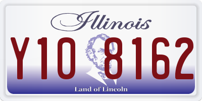 IL license plate Y108162