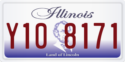 IL license plate Y108171