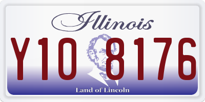 IL license plate Y108176