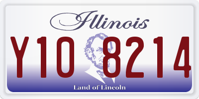 IL license plate Y108214