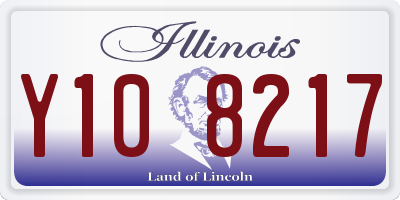 IL license plate Y108217