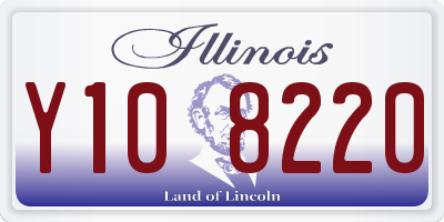 IL license plate Y108220