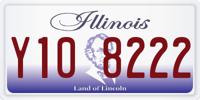 IL license plate Y108222