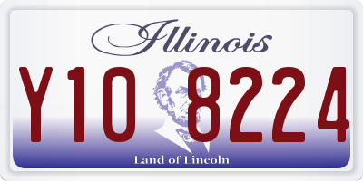 IL license plate Y108224