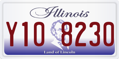 IL license plate Y108230
