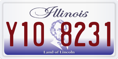 IL license plate Y108231