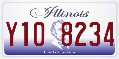 IL license plate Y108234