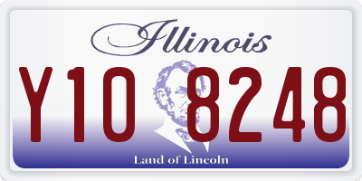 IL license plate Y108248