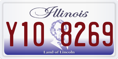 IL license plate Y108269