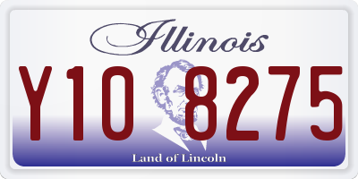 IL license plate Y108275