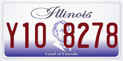 IL license plate Y108278