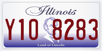 IL license plate Y108283