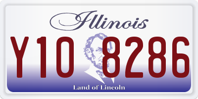 IL license plate Y108286