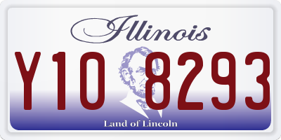 IL license plate Y108293