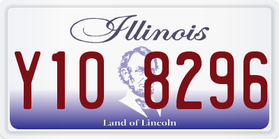IL license plate Y108296