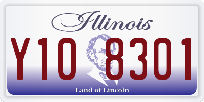 IL license plate Y108301