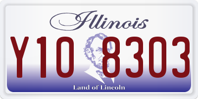 IL license plate Y108303