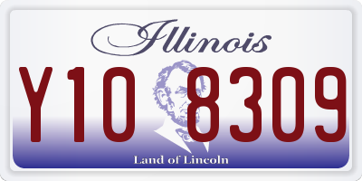 IL license plate Y108309