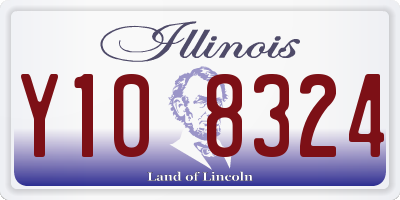IL license plate Y108324