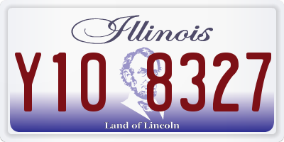 IL license plate Y108327