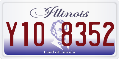 IL license plate Y108352
