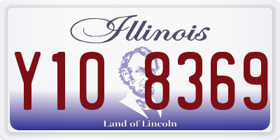 IL license plate Y108369