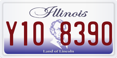 IL license plate Y108390