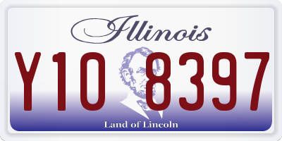 IL license plate Y108397