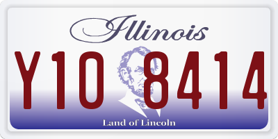 IL license plate Y108414