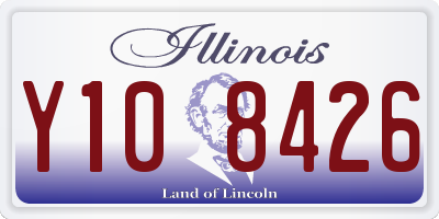 IL license plate Y108426