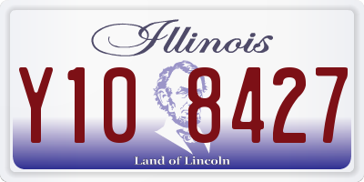 IL license plate Y108427