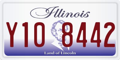 IL license plate Y108442