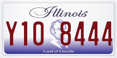 IL license plate Y108444