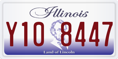 IL license plate Y108447