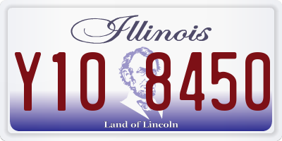 IL license plate Y108450