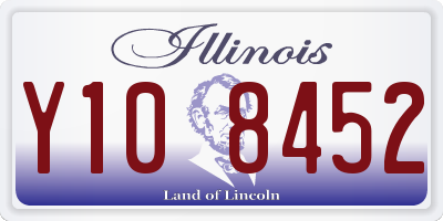 IL license plate Y108452